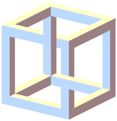 Escher's impossible cube