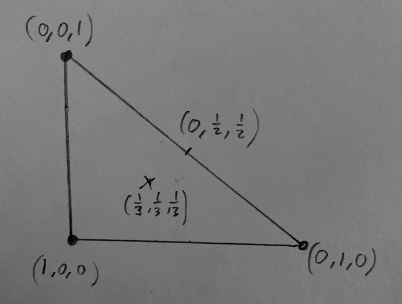 barycentric coordinates